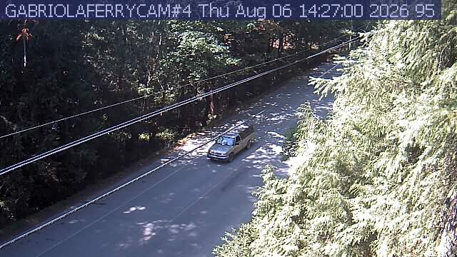 Live view of Gabriola Island ferry dock, camera 4